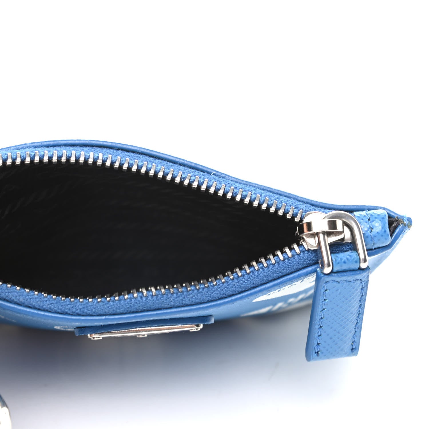 Prada Saffiano Whale Key Pouch Marea 5 of 5