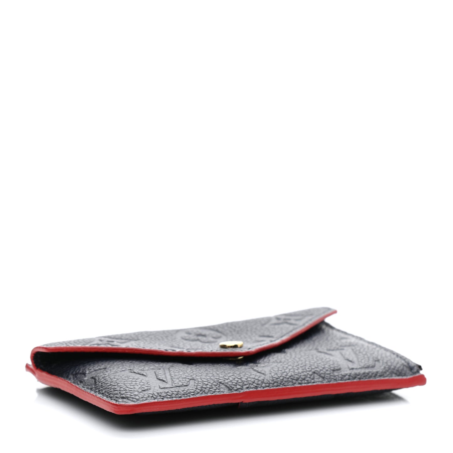 Empreinte Recto Verso Card Holder Marine Rouge