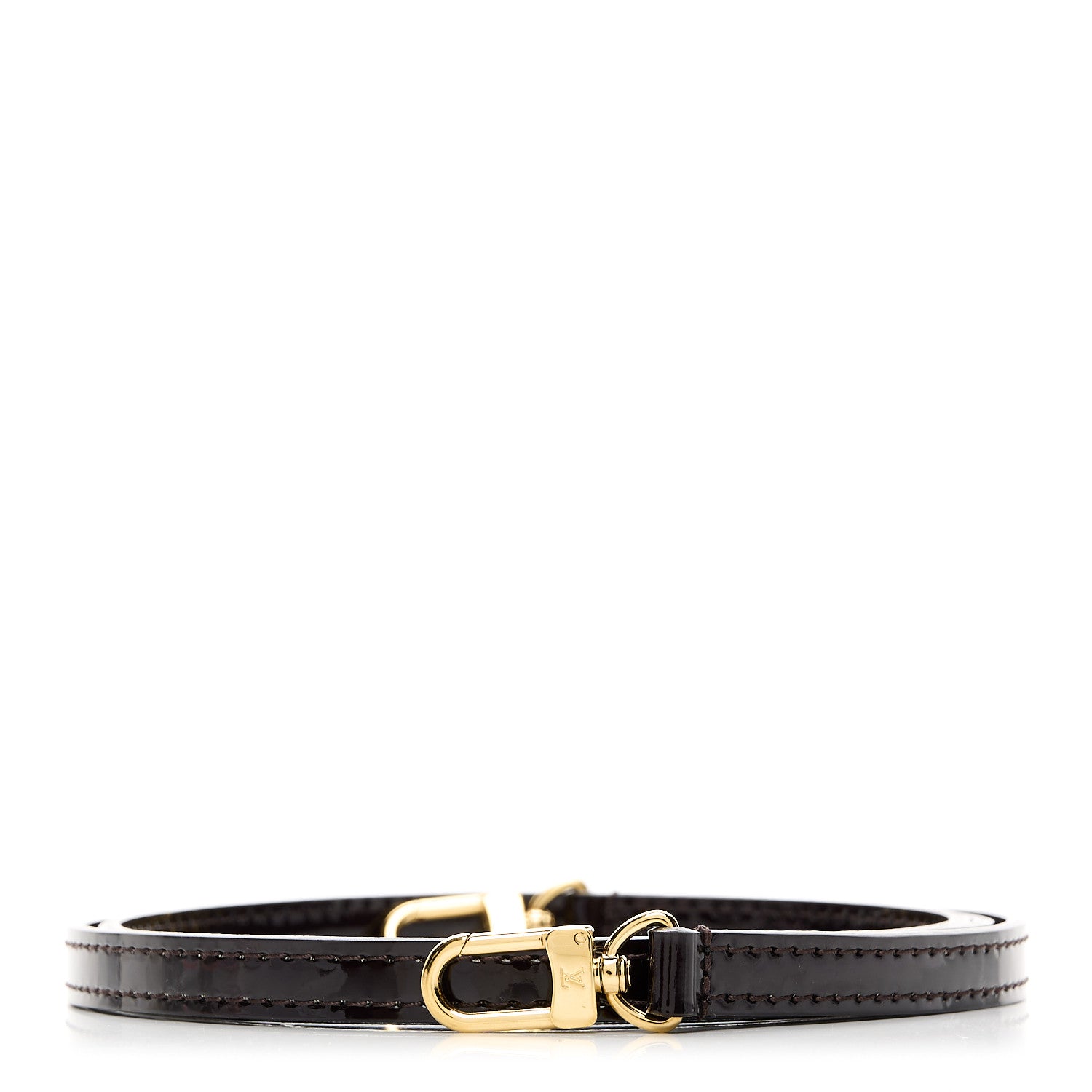 Louis Vuitton Patent 16mm Adjustable Shoulder Strap Amarante 1 of 4