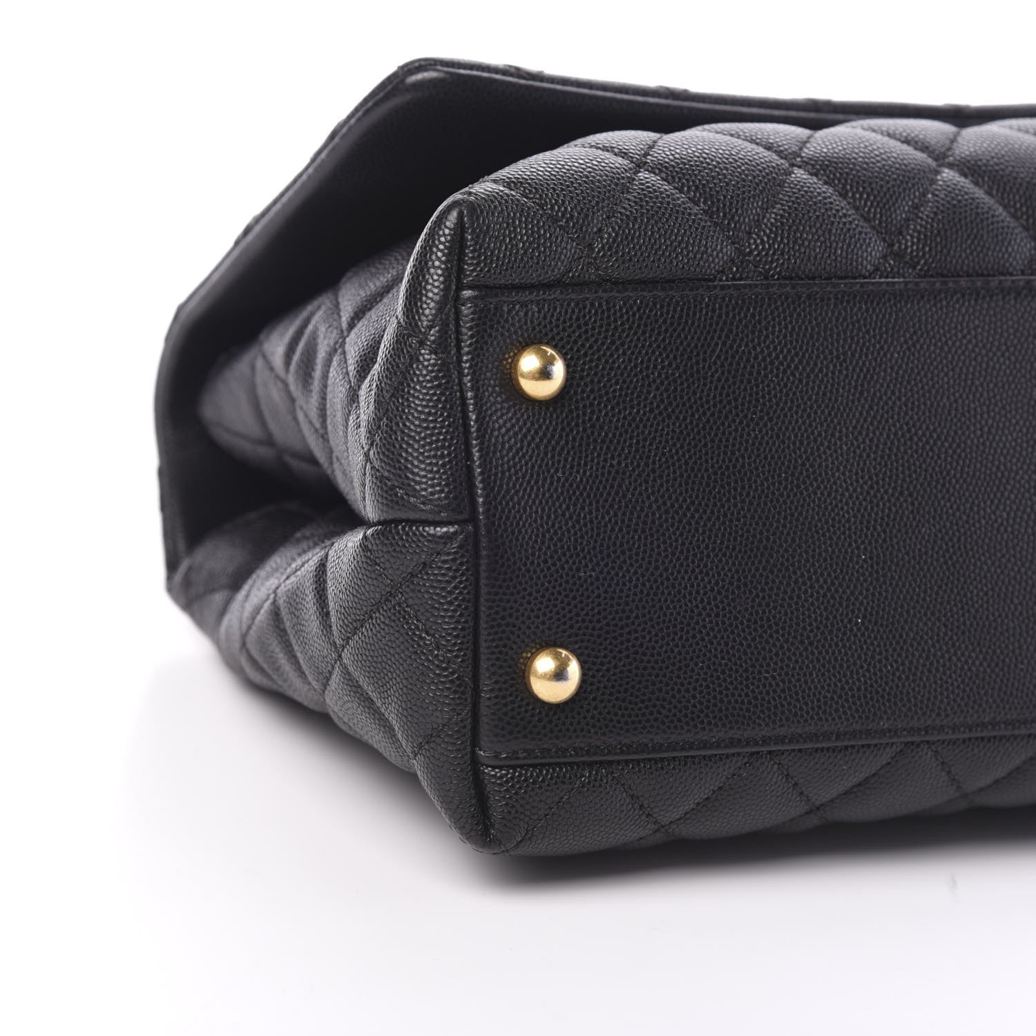 Chanel Caviar Quilted Small Coco Handle Flap Black 8 of 11