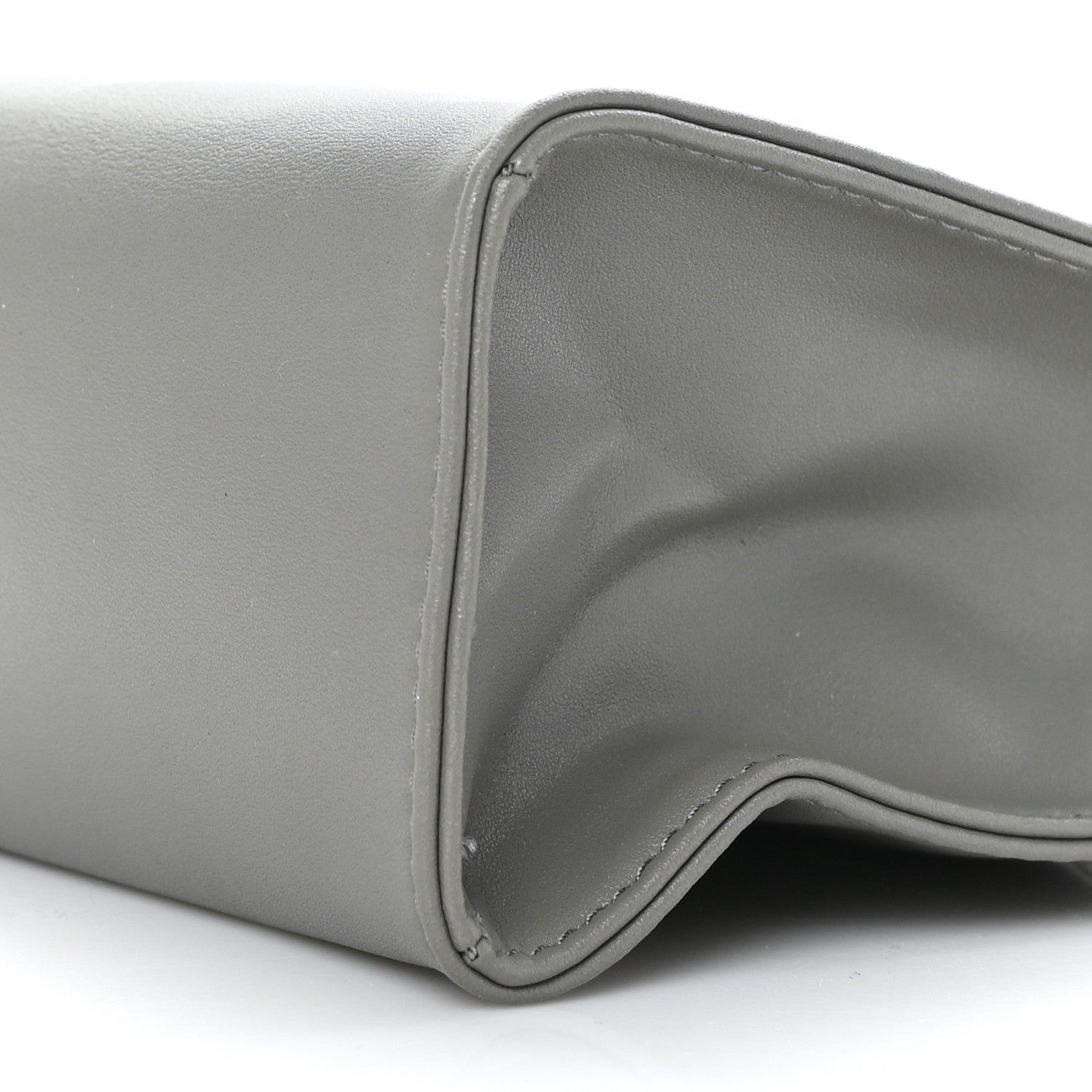 Telfar Vegan Leather Small Shopping Bag Grey 8 of 8