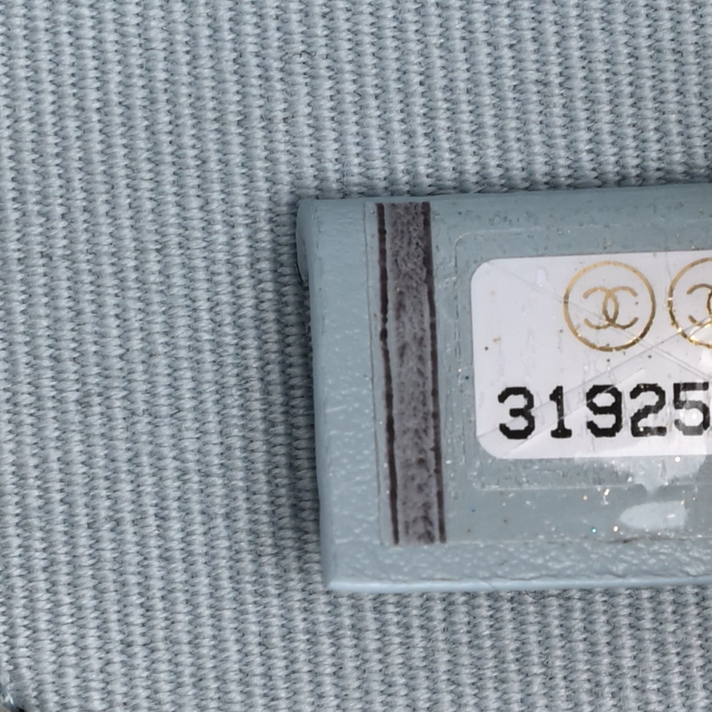 Aged Calfskin Quilted Chanel Reissue Zip Card Holder Wallet Light Blue