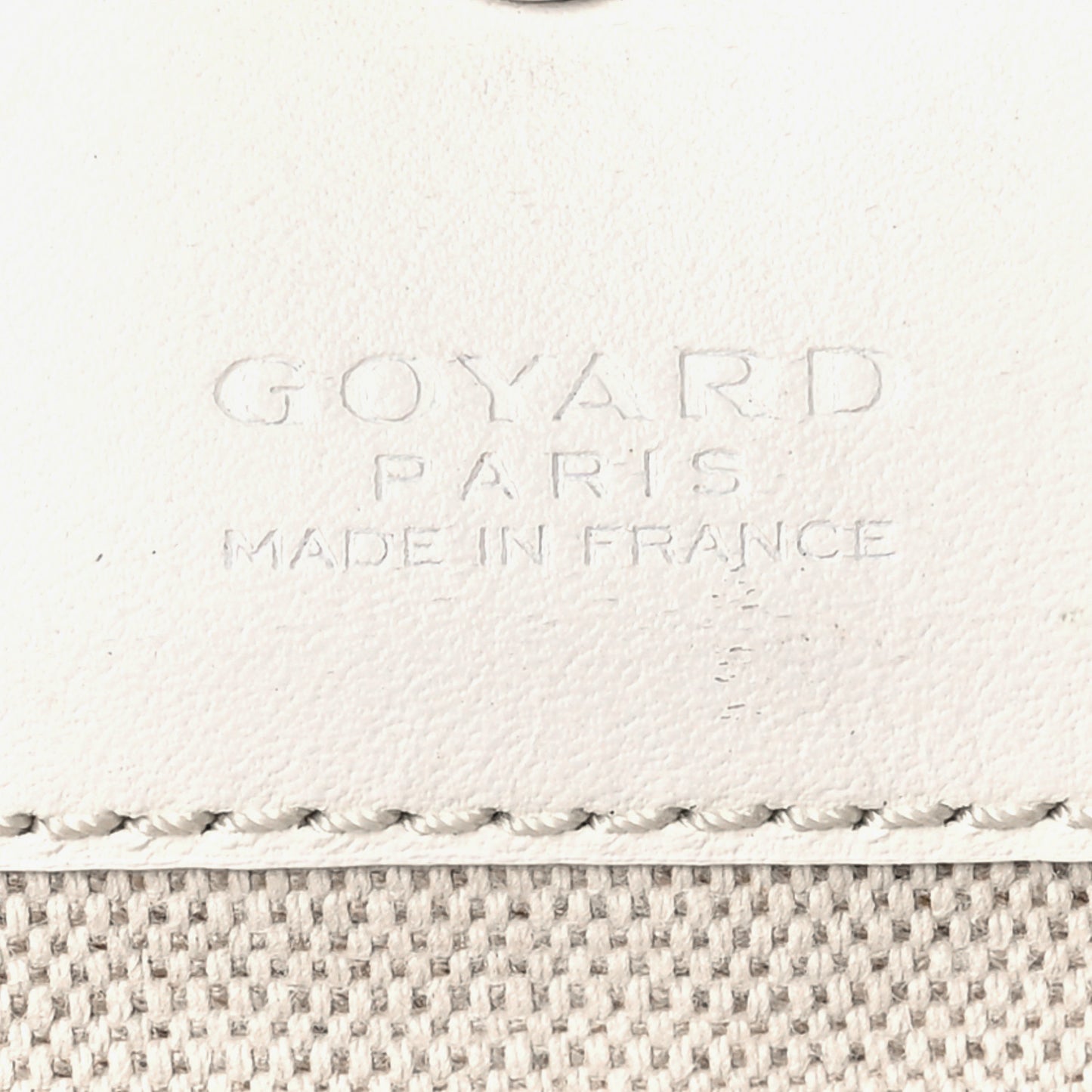 Goyardine Saint Louis GM White