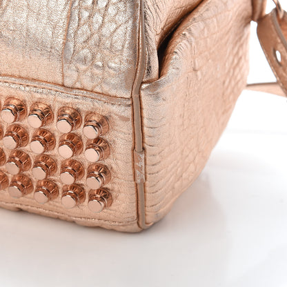 Alexander Wang Metallic Pebbled Lambskin Rockie Rose Gold Hardware 7 of 7