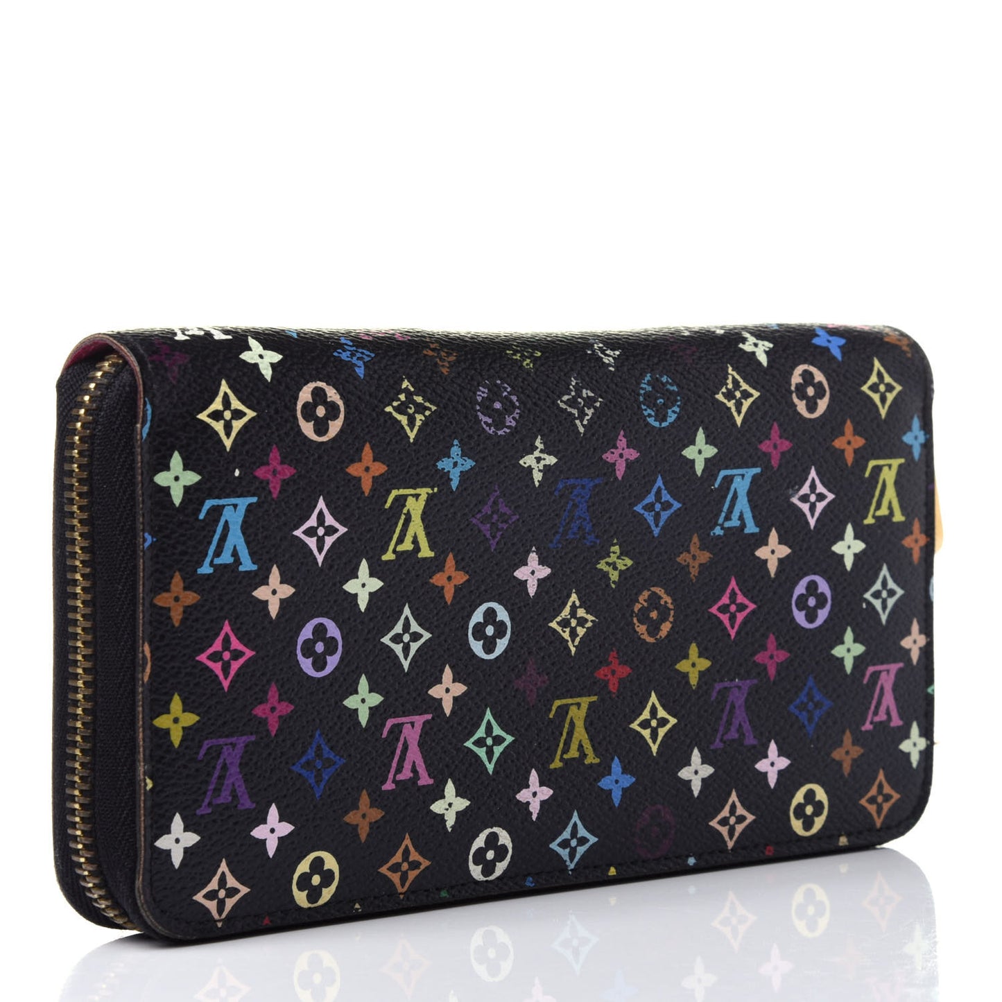 Monogram Multicolor Zippy Wallet Black Grenade