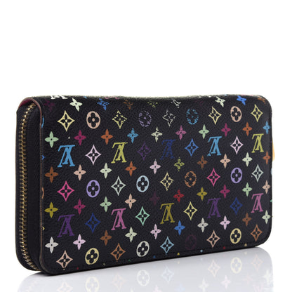 Louis Vuitton Monogram Multicolor Zippy Wallet Black Grenade 2 of 4