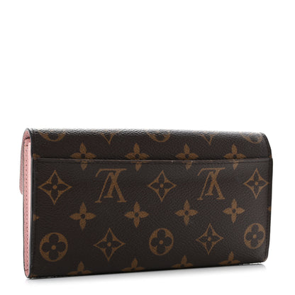 Louis Vuitton Monogram Sarah Wallet NM Rose Ballerine 3 of 11
