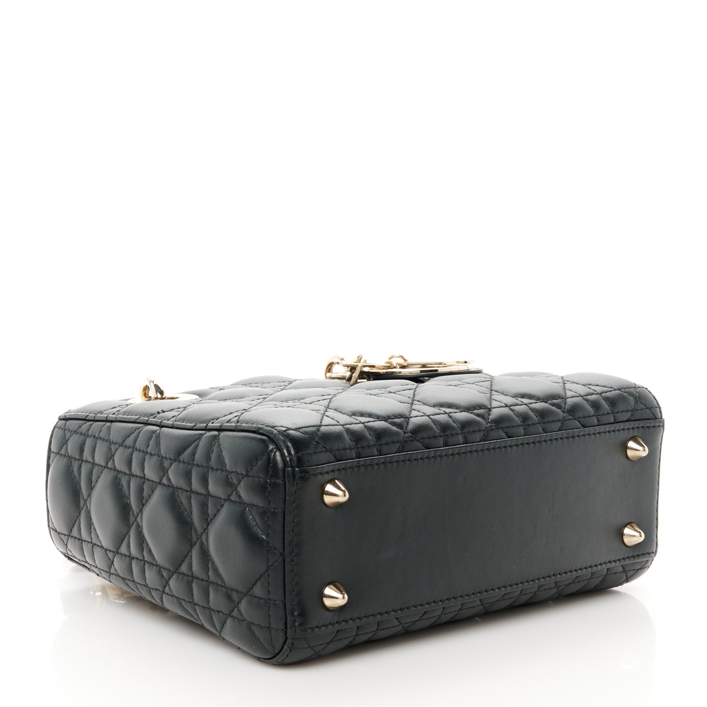 Lambskin Cannage Small My ABCDior Lady Dior Black
