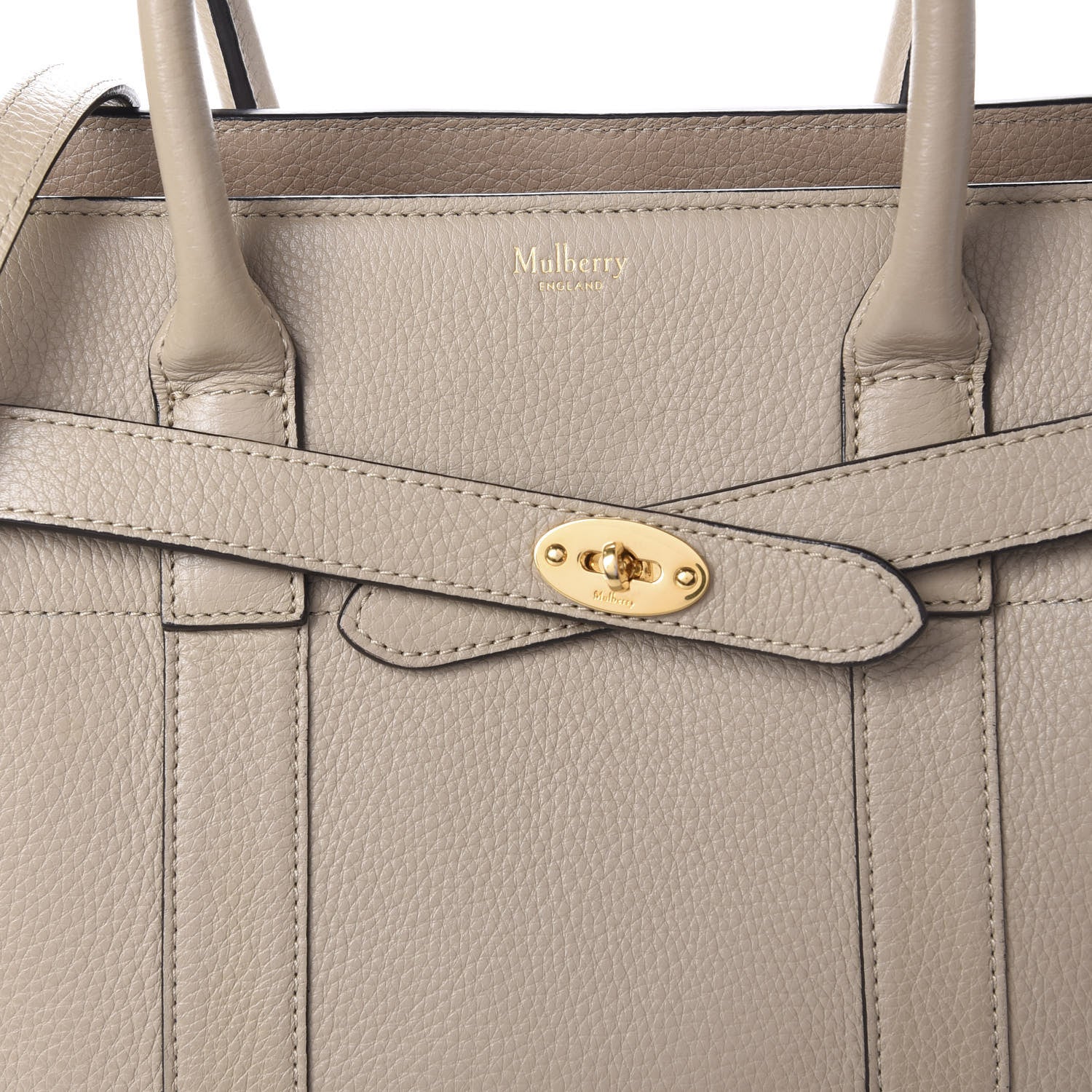 Mulberry Small Classic Grain Small Zipped Bayswater Dune 9 of 10
