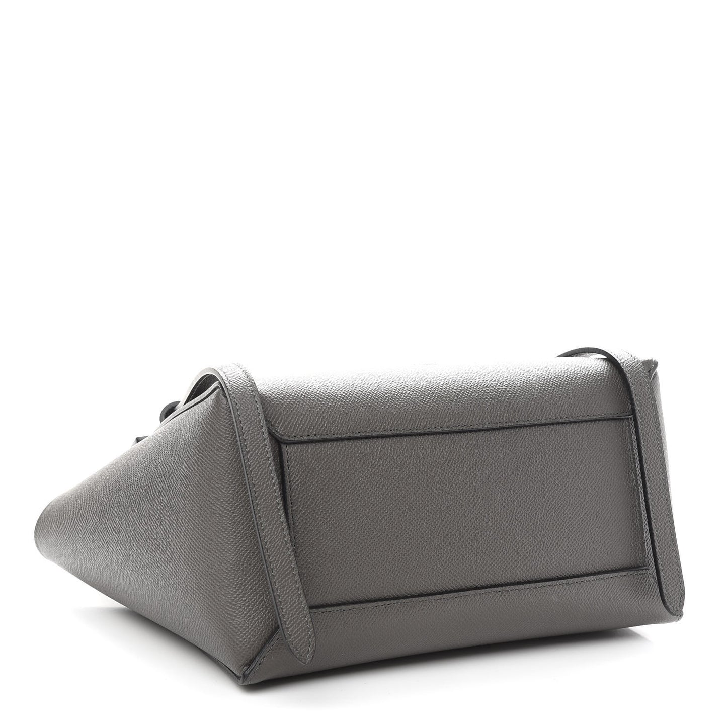 Grained Calfskin Micro Belt Bag Grey