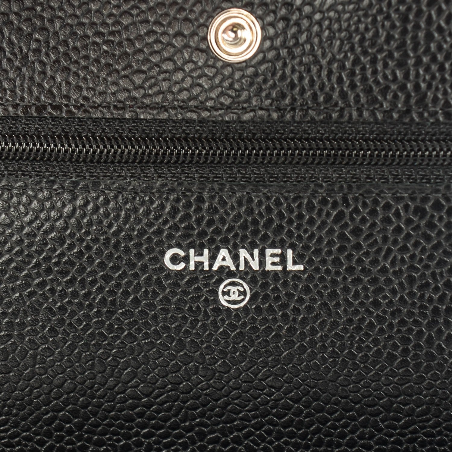 Chanel Caviar Quilted Wallet On Chain WOC Black 7 of 9