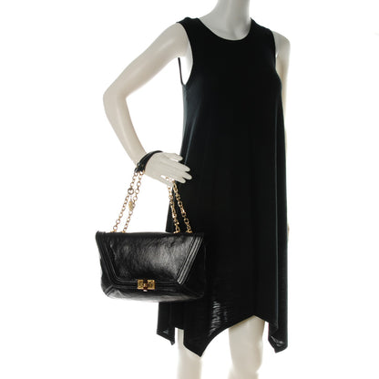 Lanvin Patent Chain Shoulder Bag Black 2 of 7