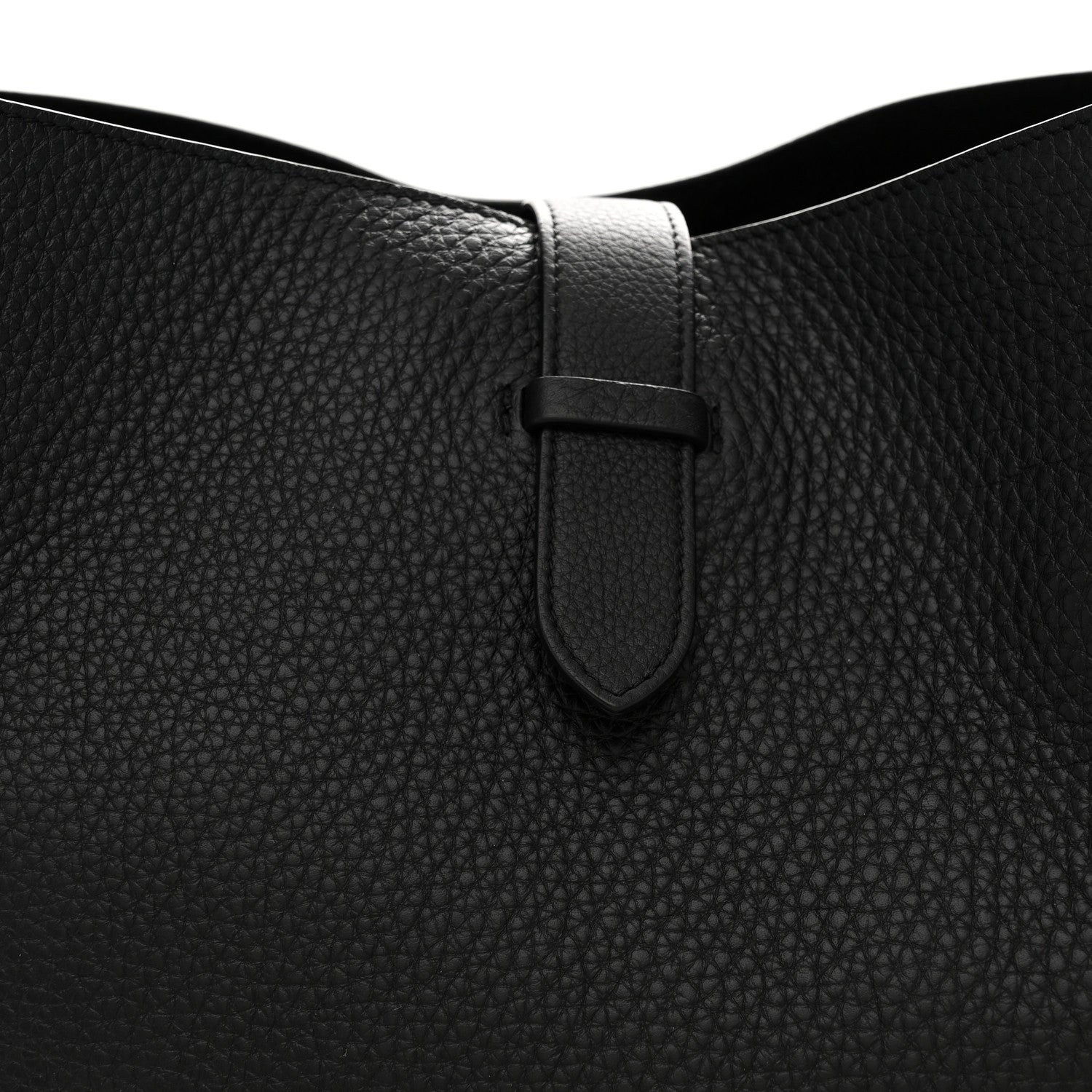 The Row Grained Calfskin Blake Hobo Black 8 of 10