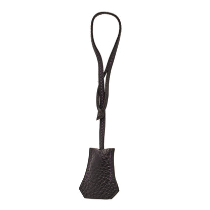 Hermes Togo Lock and Key Clochette Set Raisin 1 of 3