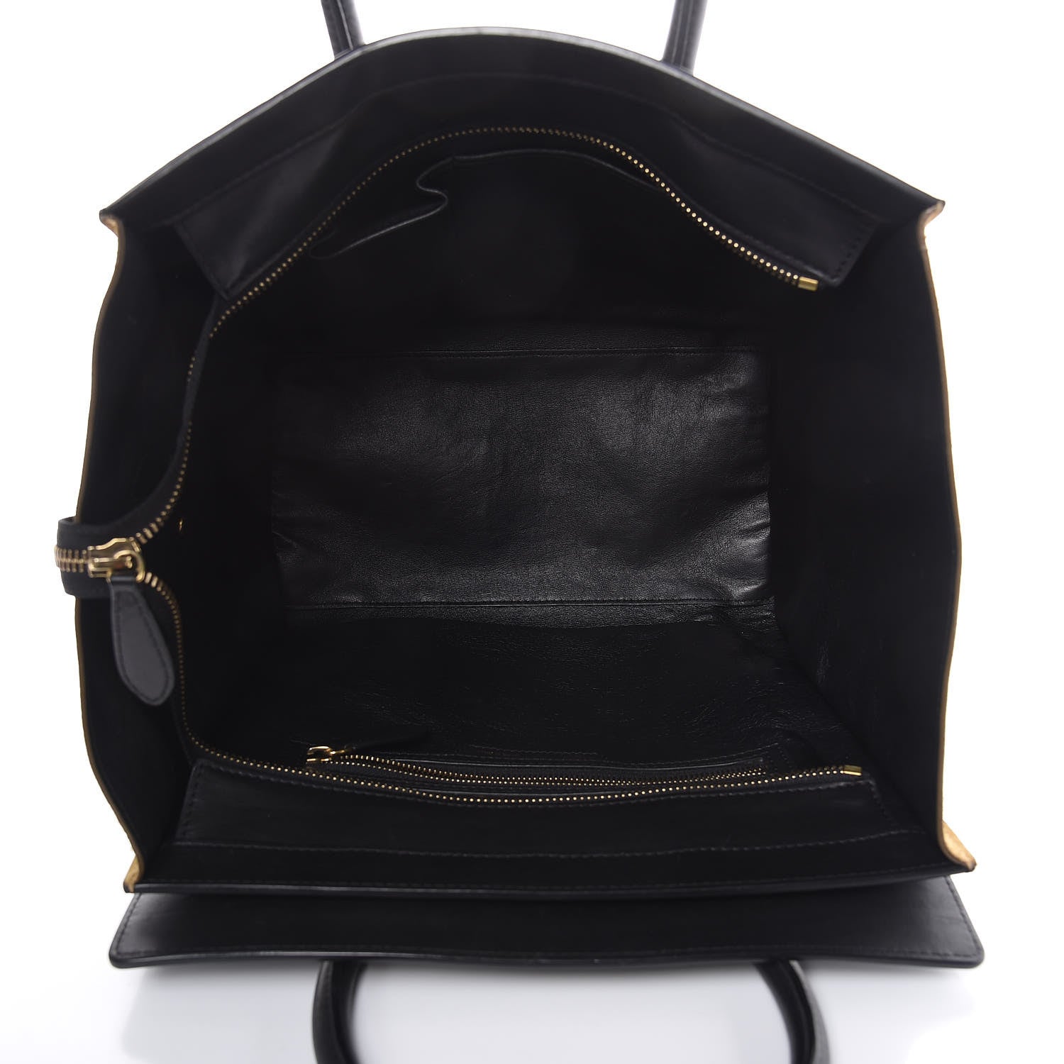 Celine Satin Calfskin Suede Mini Tri-Color Luggage Beige 5 of 21