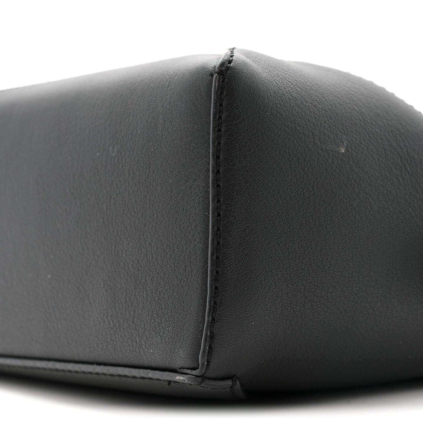 Calfskin Mini Puzzle Edge Bag Black