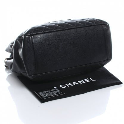 Chanel Caviar Grand Shopping Tote GST Black 4 of 7