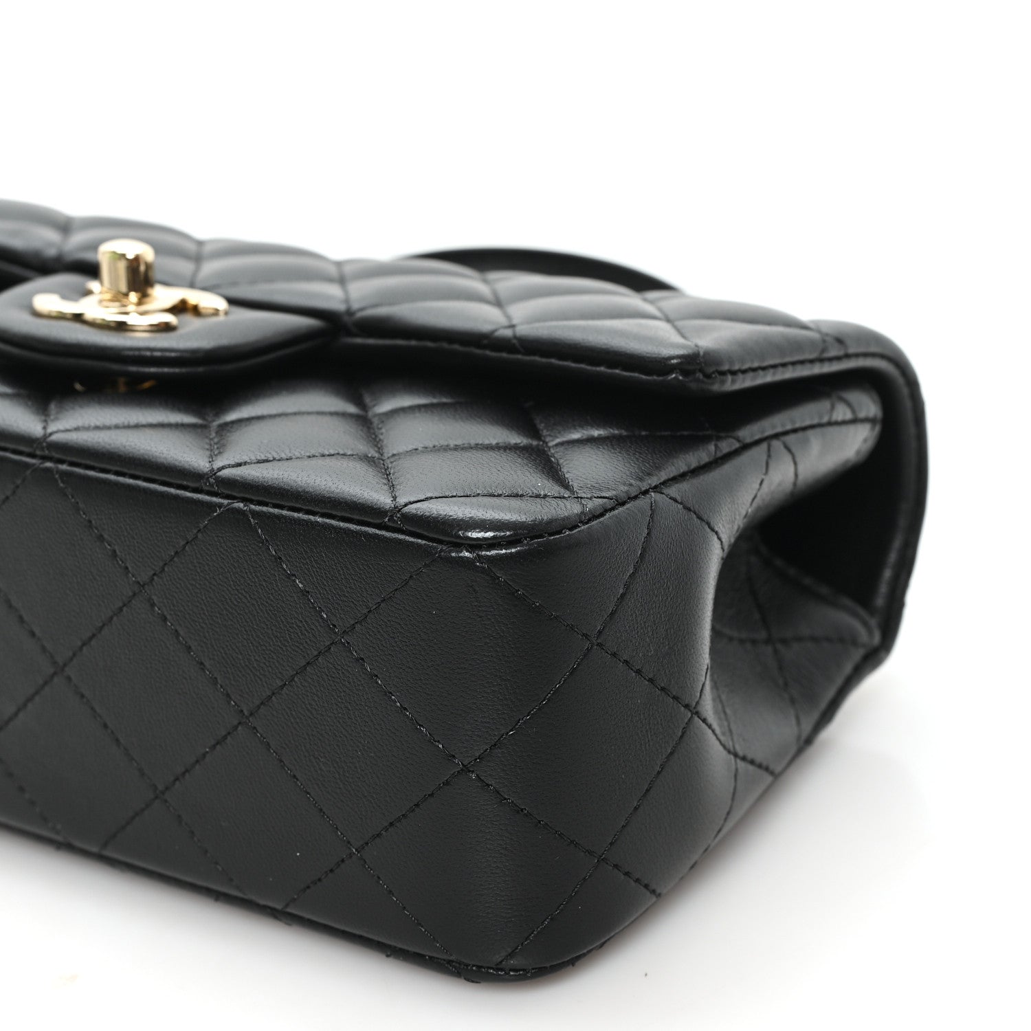Chanel Caviar Quilted Mini Top Handle Rectangular Flap Black 10 of 11