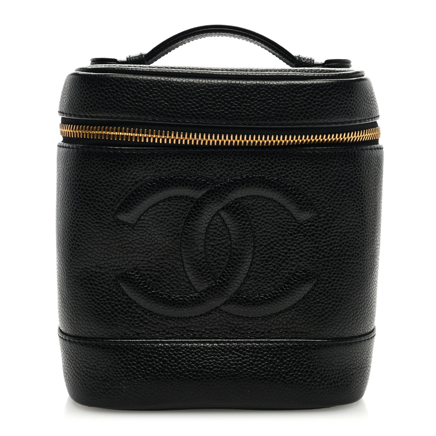Chanel Caviar Vanity Cosmetic Case Black 1 of 6