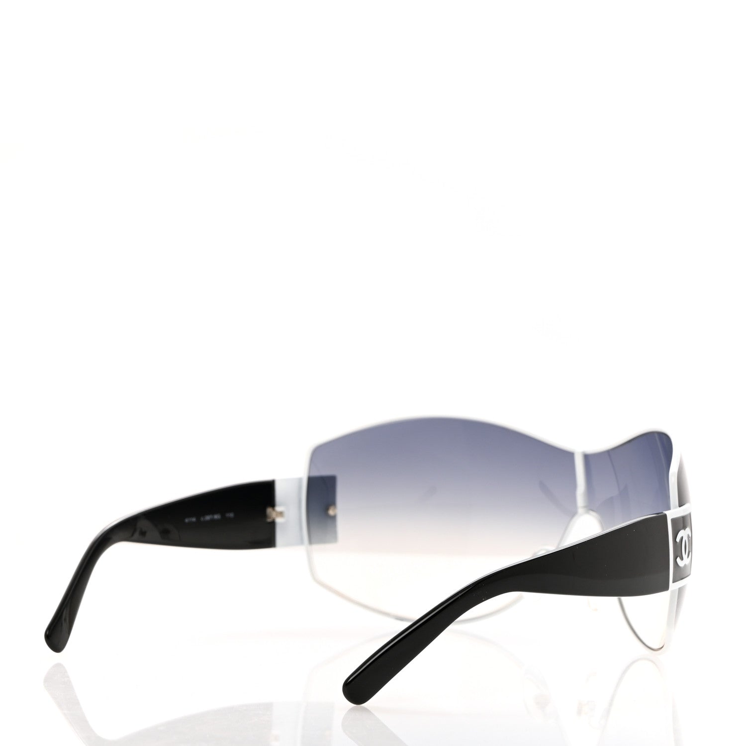 Chanel CC Sunglasses 4114 Black White 4 of 8