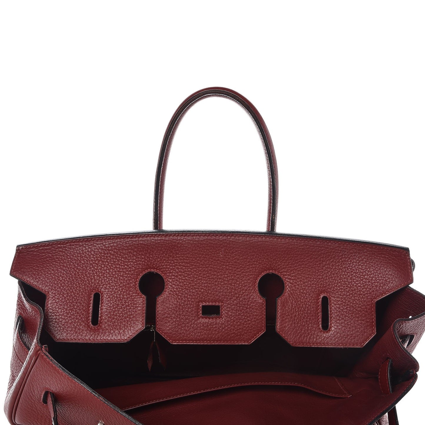 Taurillon Clemence Birkin 35 Rouge H
