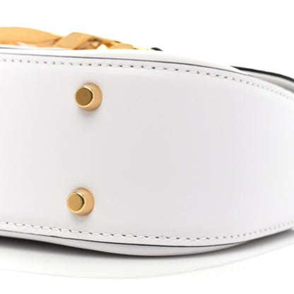 Valentino Garavani Calfskin Small Vlogo Chain Shoulder Bag Optic White 8 of 10