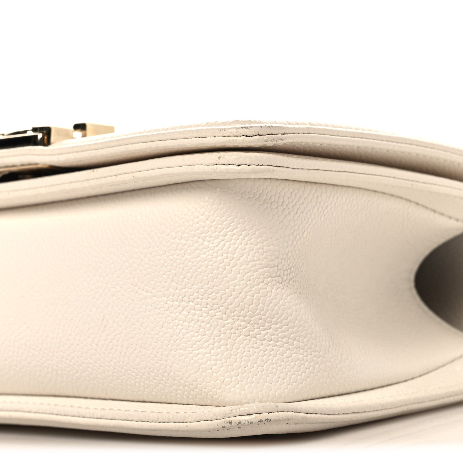 Chanel Caviar Quilted Small Boy Flap White 10 of 12