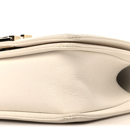Chanel Caviar Quilted Small Boy Flap White 10 of 12