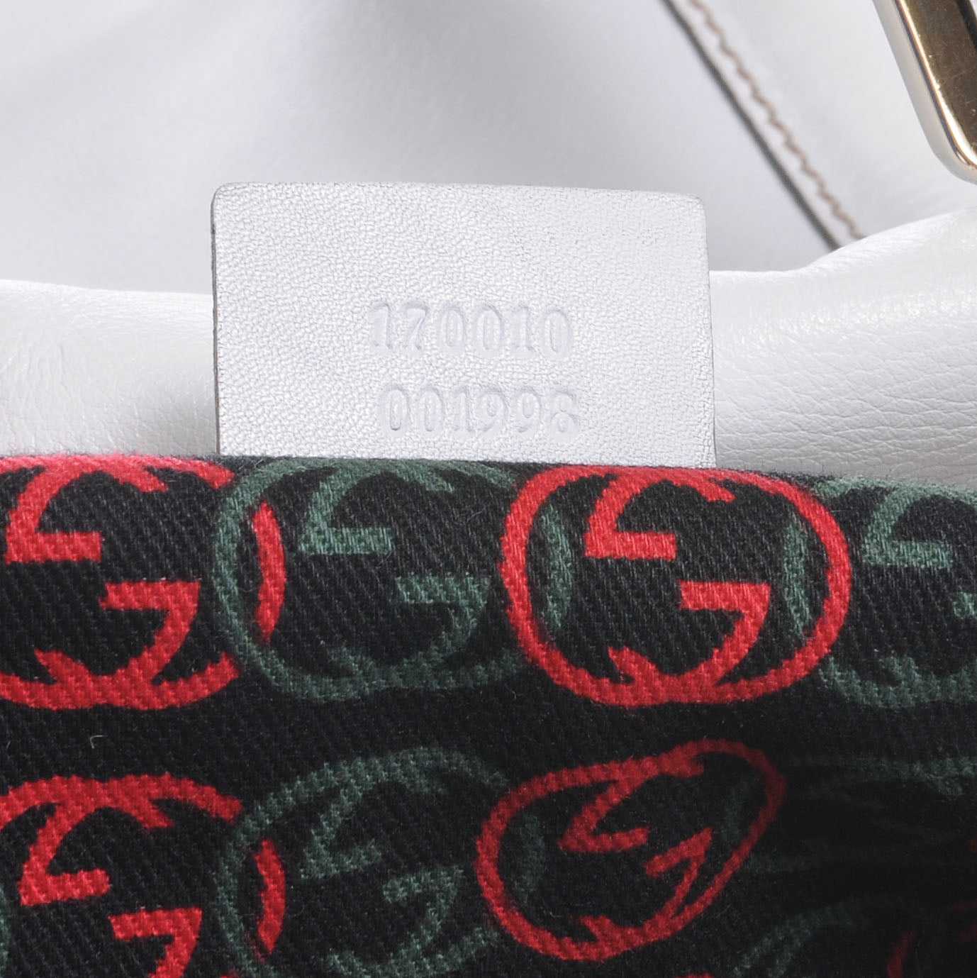 Gucci Leather Britt Large Boston White 7 of 7