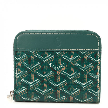 Goyard Goyardine Matignon PM Wallet Green 1 of 7