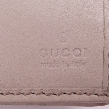 Gucci Guccissima Margaux Calfskin Metal Bar Continental Flap Wallet Cream 7 of 10
