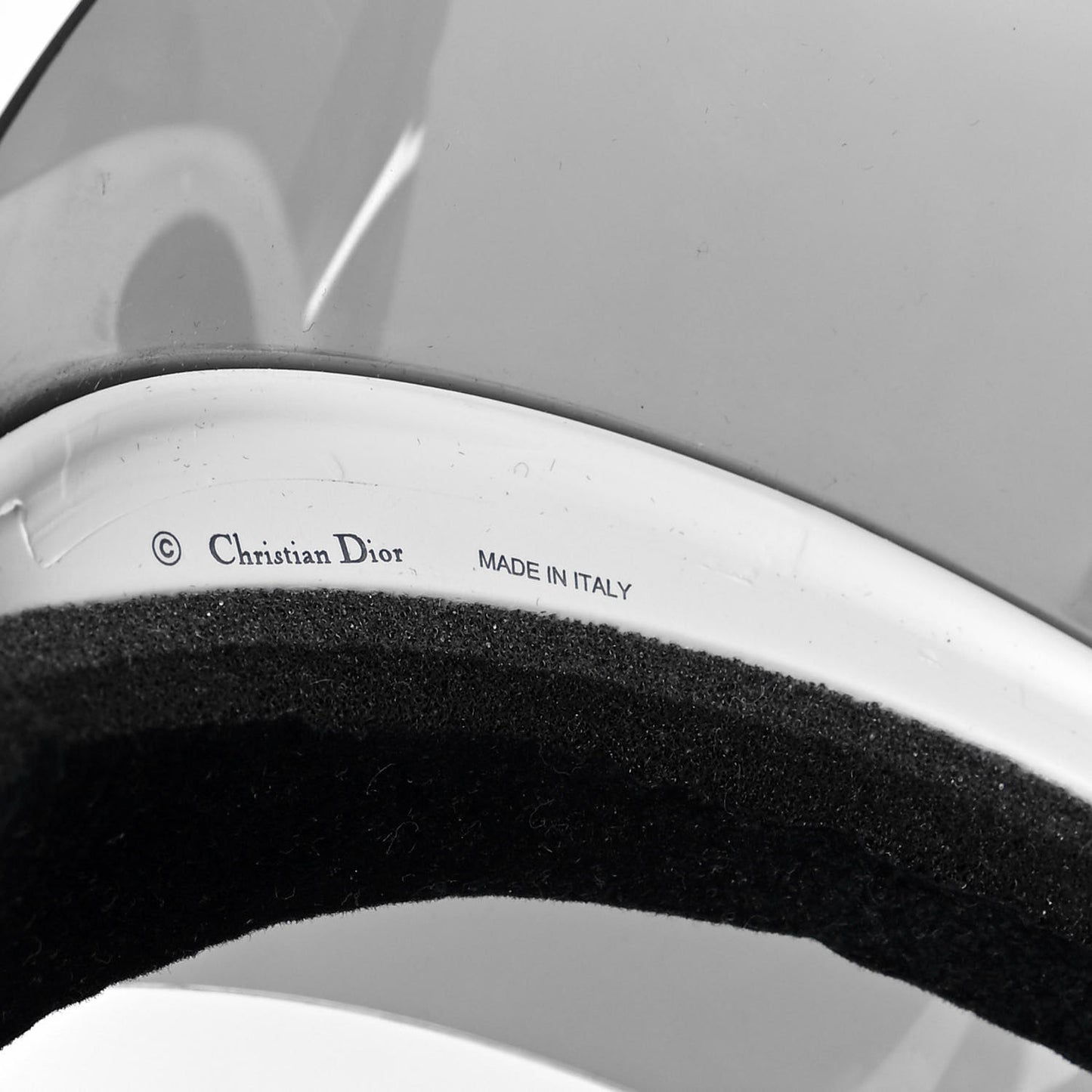 Mirrored DiorClub1 Sun Visor Navy