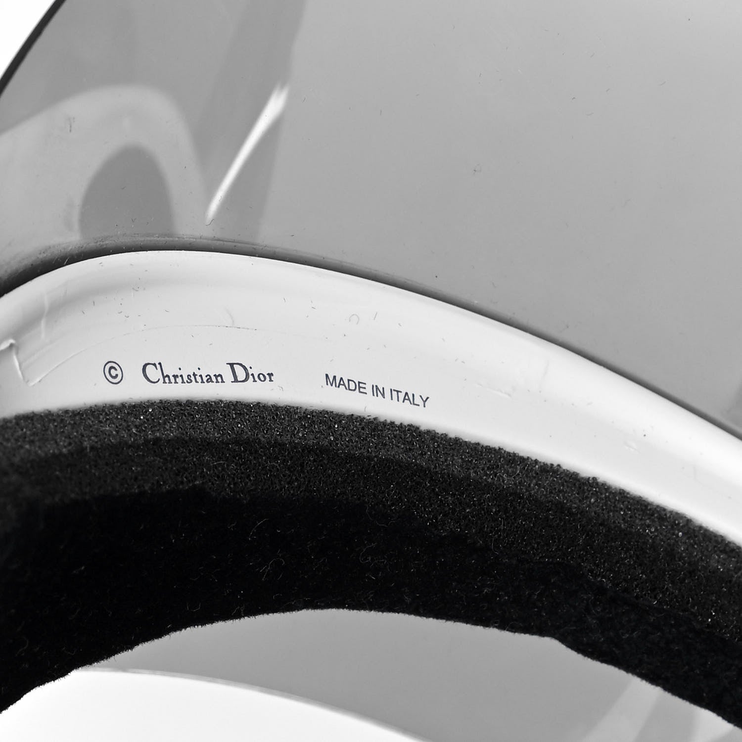 Christian Dior Mirrored DiorClub1 Sun Visor Navy 7 of 8