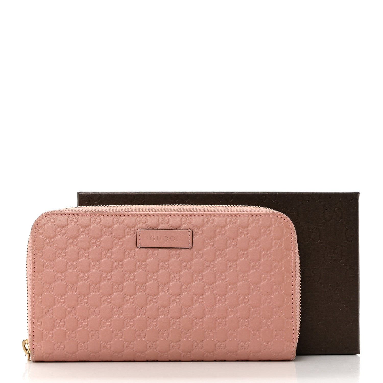 Gucci Microguccissima Zip Around Wallet Soft Pink 11 of 11