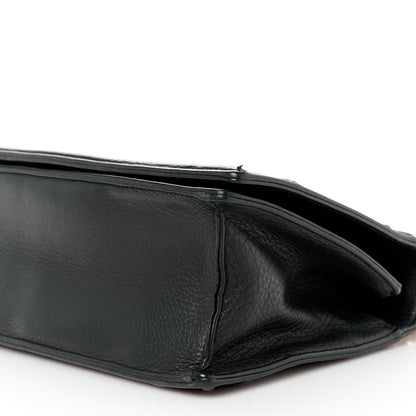 Christian Dior Grained Calfskin Medium Diorama Flap Bag Black 10 of 11