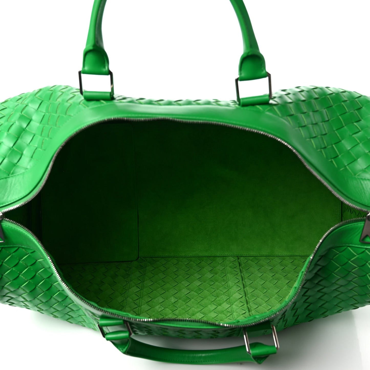 Nappa Intrecciato Large Duffle Bag Parakeet