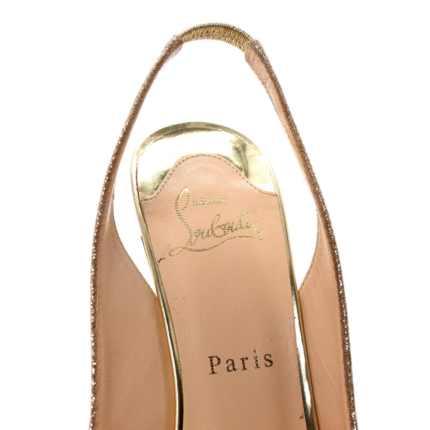 Christian Louboutin Glitter No Prive 100 Pumps 37.5 Platine 8 of 8