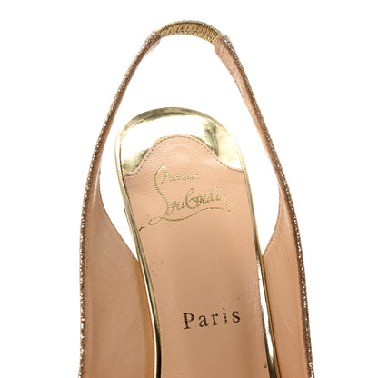 Christian Louboutin Glitter No Prive 100 Pumps 37.5 Platine 8 of 8