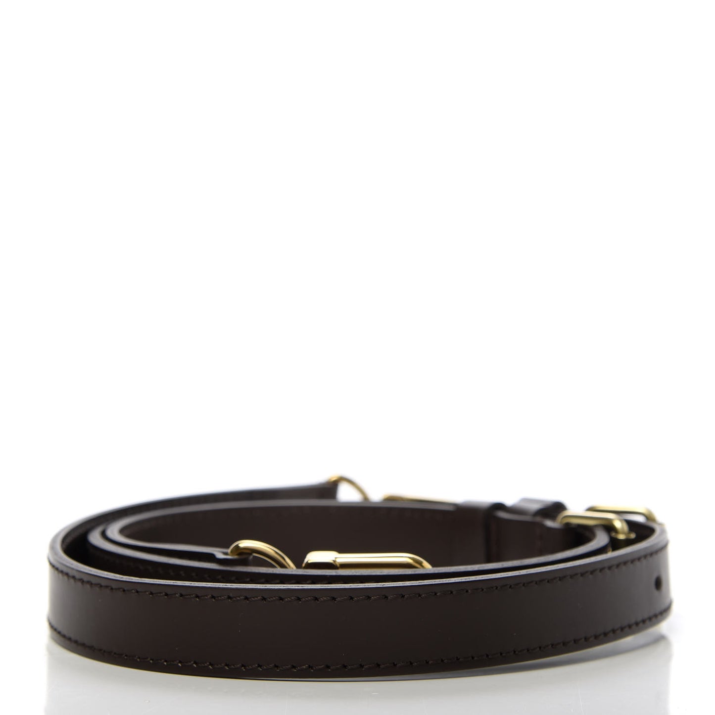 Calfskin 16mm Adjustable Shoulder Strap Brown