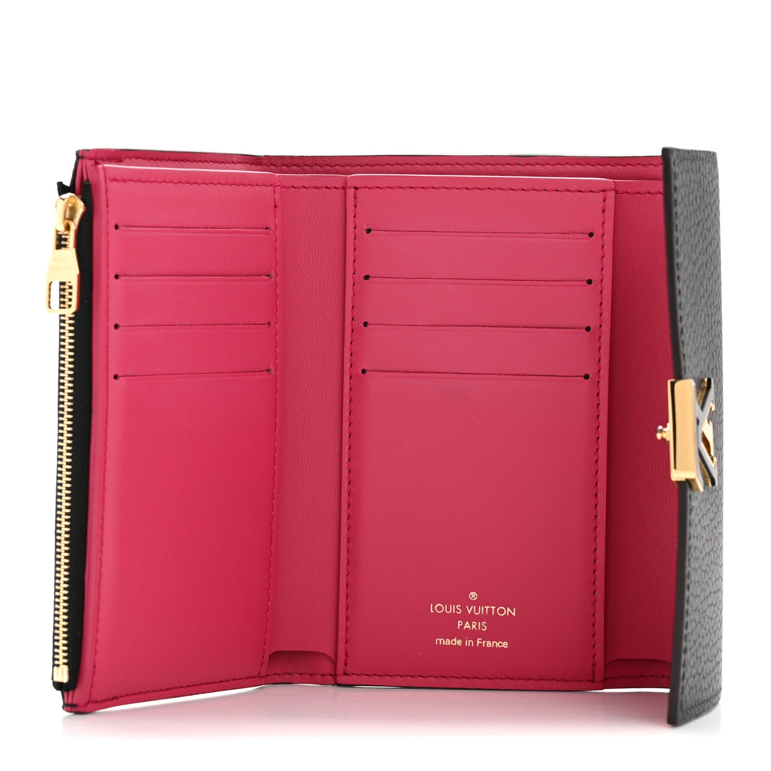 Louis Vuitton Taurillon Capucines Compact Wallet Black 8 of 16