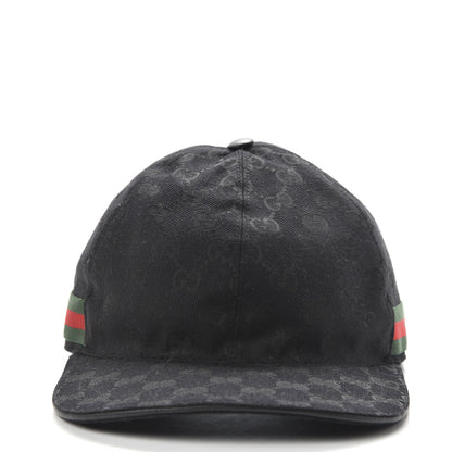 Gucci Monogram Web Baseball Hat XL Black 3 of 10