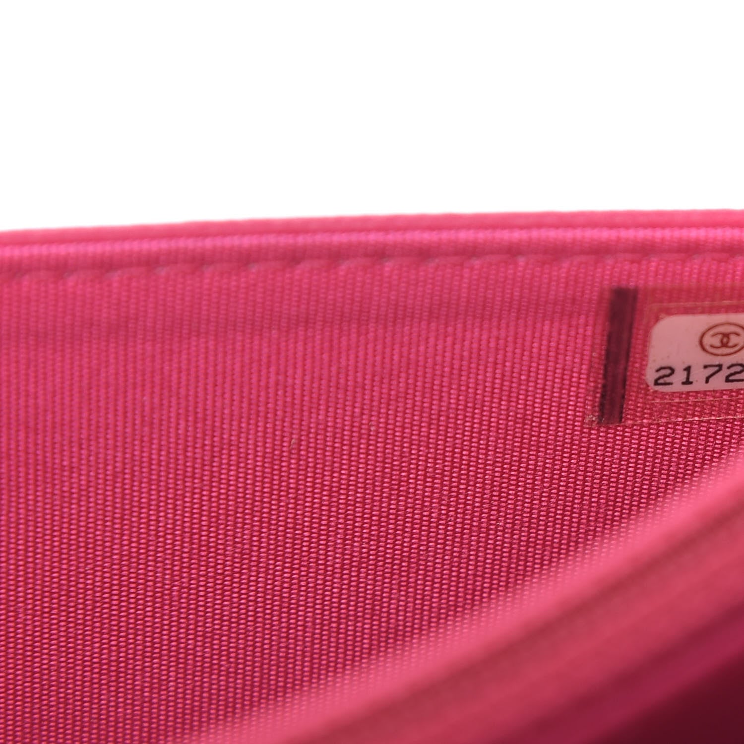 Chanel Lambskin Quilted Diamond CC Wallet On Chain WOC Pink 9 of 10