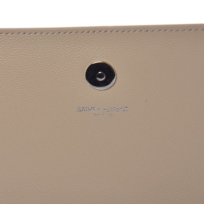 Saint Laurent Grain De Poudre Classic Kate Monogram Clutch Nude Powder 6 of 7