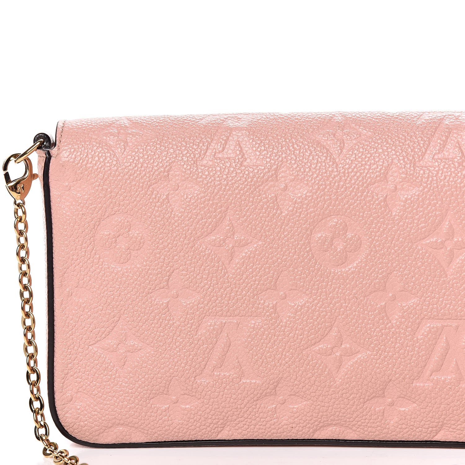 Louis Vuitton Empreinte Pochette Felicie Chain Wallet Rose Poudre 13 of 14