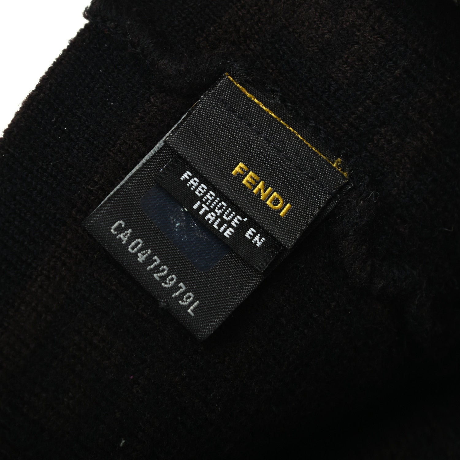 Fendi Cashmere Wool Beanie Tobacco 5 of 5