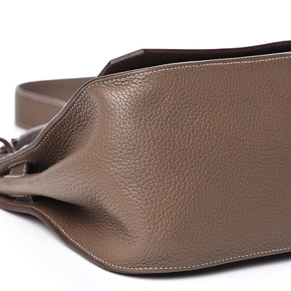 Hermes Taurillon Clemence Jypsiere 31 Etoupe 8 of 12
