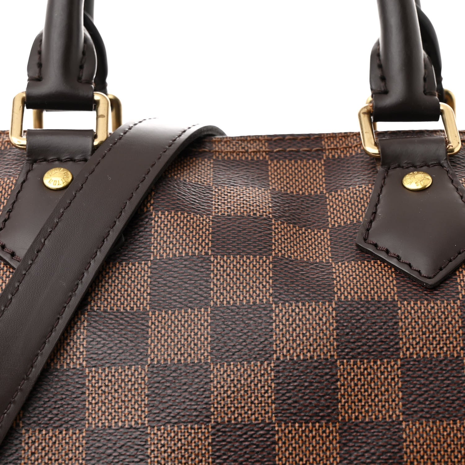 Louis Vuitton Damier Ebene Speedy Bandouliere 25 7 of 9