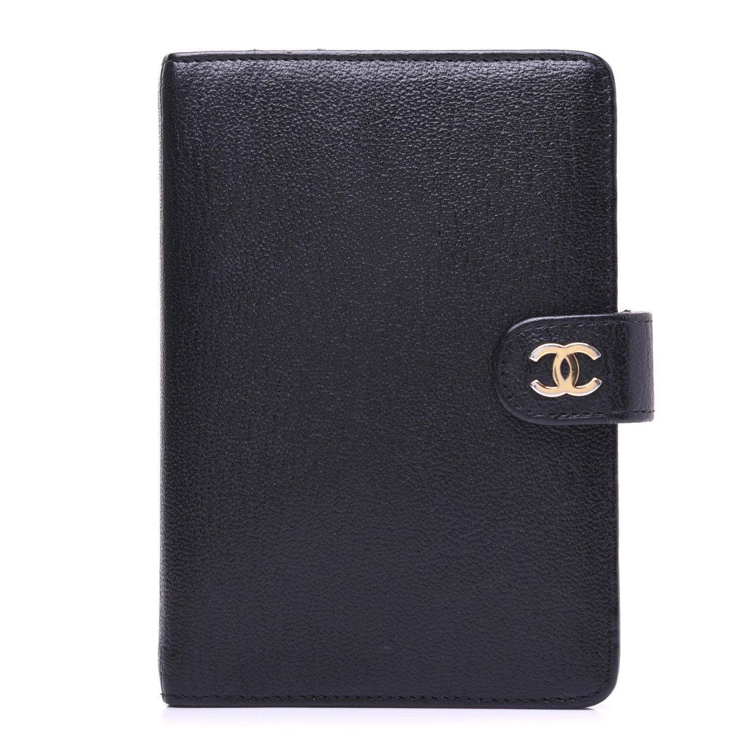 Chanel Goatskin Small Ring Agenda Planner Black 1 of 10