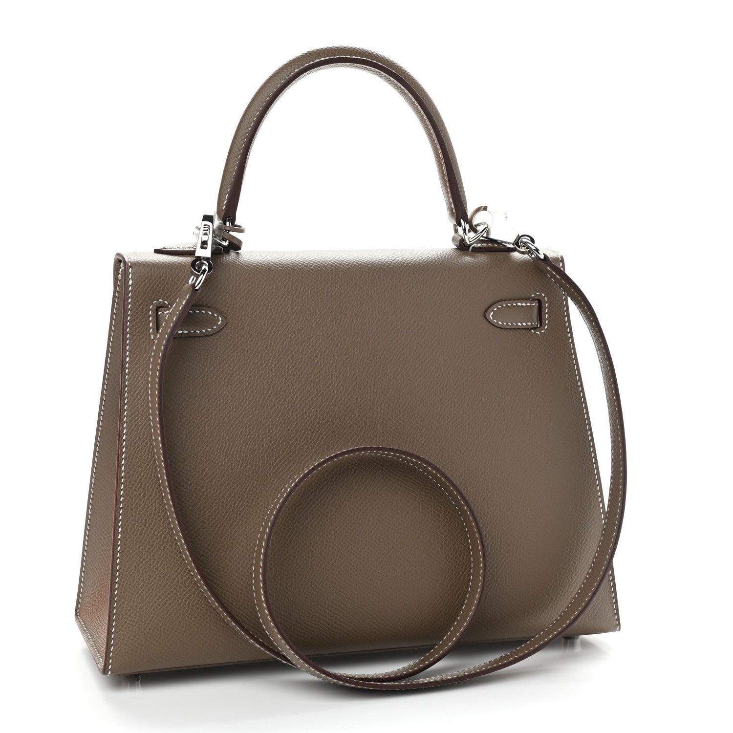 Hermes Epsom Kelly Sellier 25 Etoupe 3 of 11