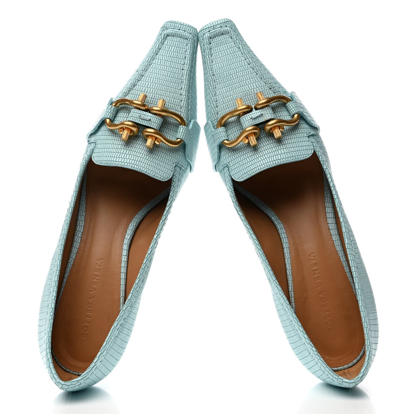 Embossed Madame Pumps 39 Blue